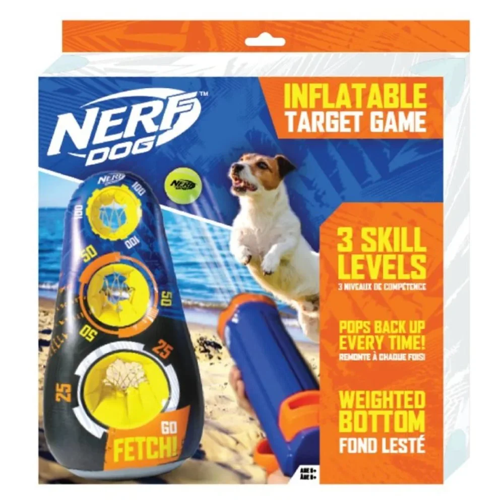 Hasbro Nerf Dog Inflatable Target Game New in Box